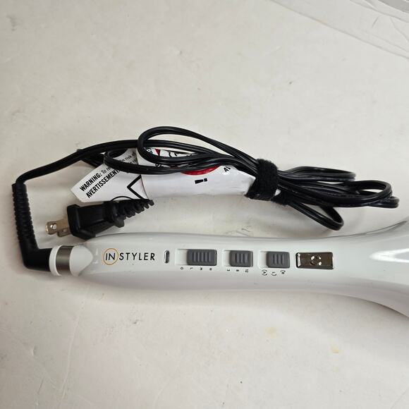 InStyler Tulip Auto Curler ISAC-22WTUS-00 Hair Wave Ceramic Barrel Tested Works - Picture 5 of 11